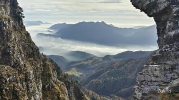 Blick auf Pani vom Berg Col Gentile 