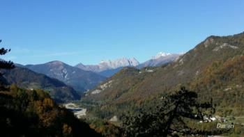 Val Degano view from "Cuel Budin" 