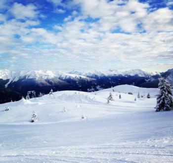 Skifahren auf dem Zoncolan 